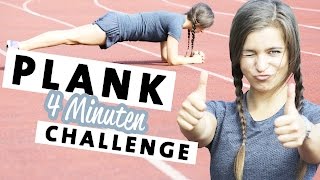 Plank Challenge Bauch Workout  Starker Straffer Bauch in nur 4 Minuten plank4change [upl. by Shinberg300]