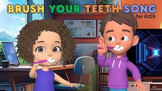 BRUSHING TEETH SONG FOR KIDS NurseryRhyme Collection  Children Song  Kids Song  Toddler Song [upl. by Nnyleahs143]