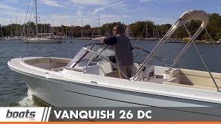 Vanquish 26 Dual Console Boat Review  Performance Teset [upl. by Boardman]