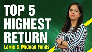 Top 5 Large amp Midcap Funds in the Last 10 Years With Highest SIP Returns [upl. by Mehetabel]