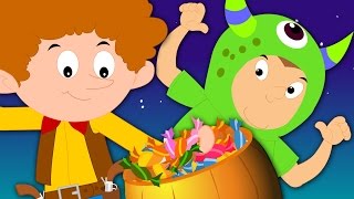 Scary Nursery Rhymes  Halloween Trick Or Treat  Scary Halloween Song By Zebra [upl. by Ecirtnuahs]