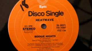 70s disco music  Heatwave  Boogie Nights 1976 [upl. by Ruthanne]