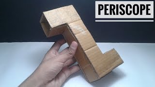 How To Make Simple Periscope From Cardboard and Mirrors  Periscope [upl. by Dorweiler]