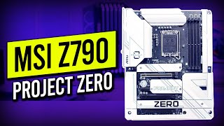 MSI Z790 Project Zero Motherboard Overview [upl. by Sremmus]