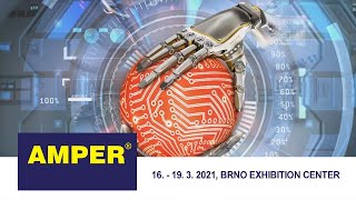 New Date AMPER Trade Fair 16 – 19 3 2021 Brno Fairs Center GB [upl. by Neztnaj]