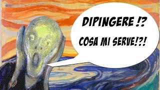 PITTURA AD OLIO  Gli strumenti e le sfumature [upl. by Ethelyn438]