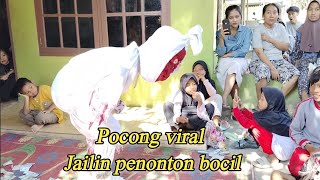 Pocong viral joged dj Jailin penonton bocil di acara ulang tahun [upl. by Eidok]