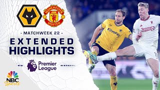 Wolves v Manchester United  PREMIER LEAGUE HIGHLIGHTS  212024  NBC Sports [upl. by Adnawyt]