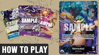 How To Play Blue Purple Hannyabal Impel Down  One Piece TCG [upl. by Shapiro]