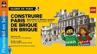 LEGO  Construire Paris de Brique en Brique  Mairie de Paris [upl. by Marozik5]