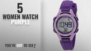 Top 10 Women Watch Purple 2018 Armitron Womens 457062PUR Digital Chronograph Purple Watch [upl. by Woolson]