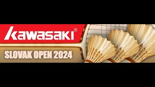 Slovak Open 2024 day 2 Court 1 qualifications [upl. by Kcirdnek]