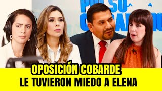 Elena Berberana Quiso Entrevistar a los Diputados Opositores y se Espantaron al verla [upl. by Ardath879]