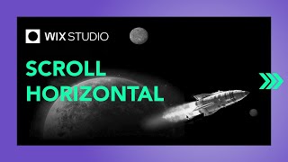 Como Criar efeito de scroll horizontal no Wix Studio [upl. by Nail]