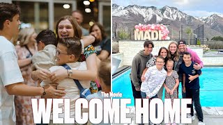 KIDS SEE BIG SISTER FOR THE FIRST TIME IN ALMOST TWO YEARS  WELCOMING HOME MADI BINGHAM  THE MOVIE [upl. by Sisenej]