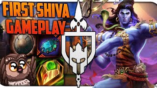 SHIVA GAMEPLAY FIRST LOOKS STRONGEST SMITE ULTIMATE IN YEARS [upl. by Ecinahs]