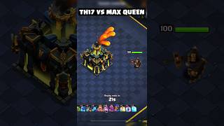 TH17 VS MAX ARCHER QUEEN🔥💀 clashofclans coc cocshorts [upl. by Haldan916]