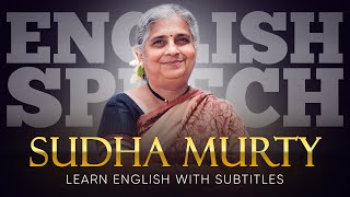 ENGLISH SPEECH  SUDHA MURTY Discipline and Success English Subtitles [upl. by Torre]