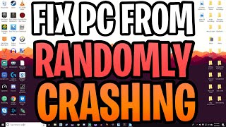 How To Stop Your PC From Randomly CrashingLaggingFreezingRestartingOff While RenderingGaming [upl. by Kristof]