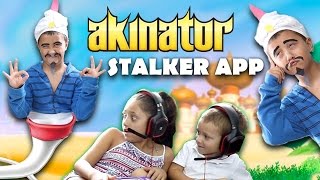 Akinator Knows Everything STALKER APP COMES TO LIFE Creepy GURU Fun FGTEEV GAMEPLAY  SKIT [upl. by Ert199]