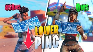 HOW To LOWER Your PING On Fortnite [upl. by Ainaj]