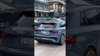 Donze093 with his RS3 rs3 rs audi carlover monaco carlifestyle [upl. by Neyu733]