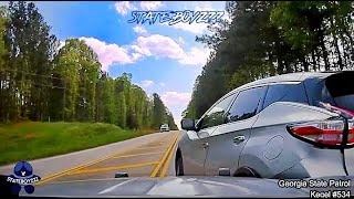 GSP Trooper Conducts Insane PIT Maneuver On Fleeing Nissan Murano [upl. by Mulford78]