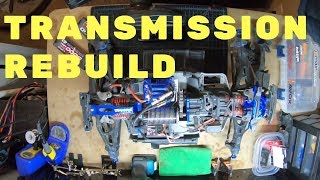 Rebuilding The Traxxas E Revo 20 Transmission [upl. by Mccowyn]