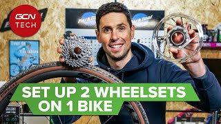 How To Set Up A Bike With Two Different Wheelsets  Maintenance Monday [upl. by Mcevoy]