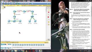 11323 Packet Tracer  Test Connectivity with Traceroute [upl. by Pfeffer]