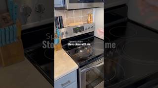 stove oven deepclean motivation kitchen sahm shorts cleanwithme getitdone [upl. by Imeka]