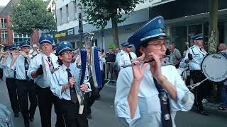 Schützenfest Grevenbroich 2023  Tambourcorps Orken amp TV Orken  quotDer Blaue Blockquot [upl. by Noda]