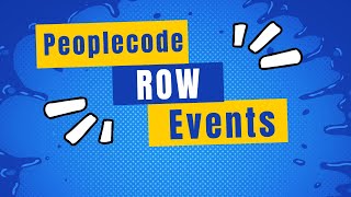 PeopleCode Row Events  HandsON Tutorial  Sameer Pravin Ranalkar [upl. by Psyche]