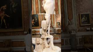 Galleria Borghese Roma rome romeitaly travel history art statue bernini walking short walk [upl. by Nylyram]