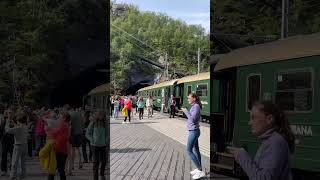 Kjosfossen Falls and Flamsbana Train Myrdal Norway July 2024 [upl. by Obeng801]