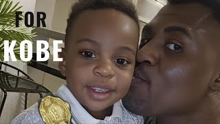 Ngannou Dedicates Victory to Son Named After Kobe [upl. by Anrak]