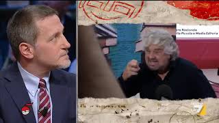 Beppe Grillo ai giornalisti Non parlo con gli estranei dentro siete malvagi Le vostre [upl. by Bendicta]