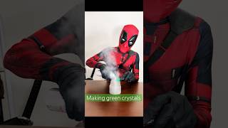 Making green crystals shorts deadpool lifehacks lifehack foryou [upl. by Ecam]