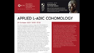 Applied ladic Cohomology I RL 1 Lecture 1 by Philippe Michel Part  12 [upl. by Emily]