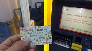 Cara Cek Saldo eMoney Mandiri Indomaret Card [upl. by Barnum]