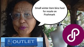 Goodwill Outlet bins small winter haul for resale on Poshmark Oct 21st 2024 [upl. by Aiekat298]