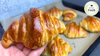 Croissant recipe ‼️ The easiest way to make homemade croissant 🥐 [upl. by Releehw]