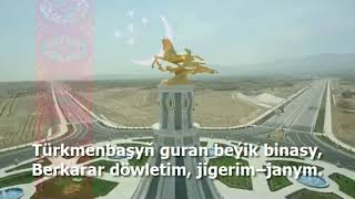 National Anthem of Turkmenistan 1996  2008  quotGaraşsyz Bitarap Türkmenistanyň Döwlet Gimniquot [upl. by Admana80]