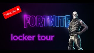 Locker tour in fortnite [upl. by Nilpik868]