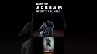 NEW SCREAM OPERATOR BUNDLE in COLD WAR amp WARZONE quotGHOSTFACEquot OPERATOR  FINISHING MOVE Shorts [upl. by Sufur]