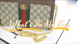 我的包包有什麼  GUCCI OPHIDIA HANDBAG  HiBarbie [upl. by Nakashima]