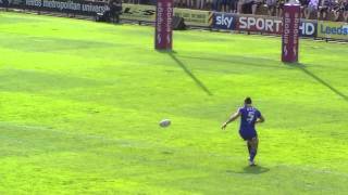 Brent Webb and RIchard Moore Swing For Each Other During Leeds Rhinos vs Crusaders 25042011 HD [upl. by Idurt729]