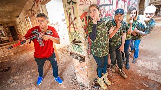 ESCONDE ESCONDE NO HOSPITAL ABANDONADO COM AIRSOFT EP14 [upl. by Richara]