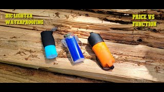 Bic Lighter Waterproofing [upl. by Sugihara]