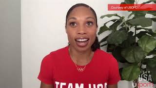 Olympic sprinter Allyson Felix Reveals how she kept mental health during COVID lockdown [upl. by Yessydo]